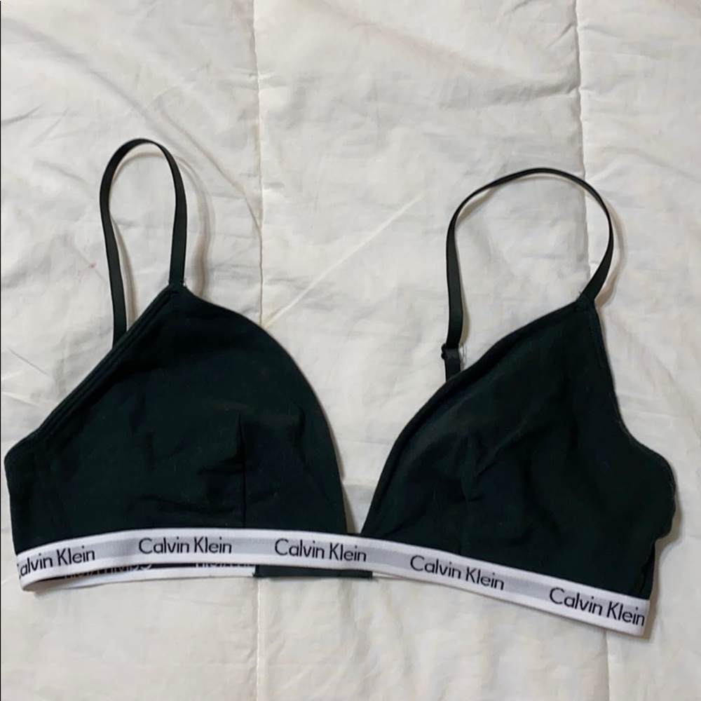 Dark green Calvin Klein bralette